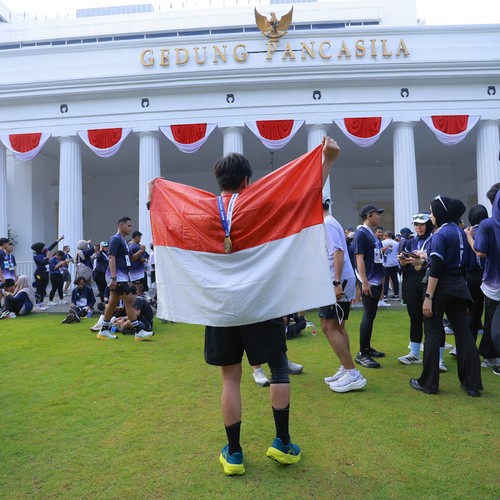 Race photo from KEMLU RUN 2026