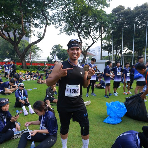 Race photo from KEMLU RUN 2026