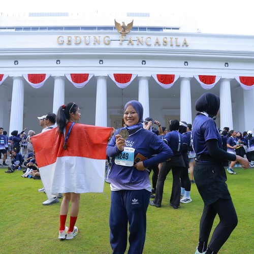 Race photo from KEMLU RUN 2026