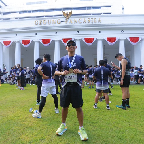Race photo from KEMLU RUN 2026