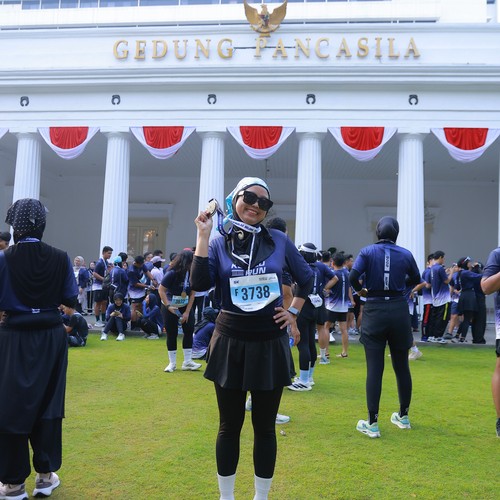Race photo from KEMLU RUN 2026