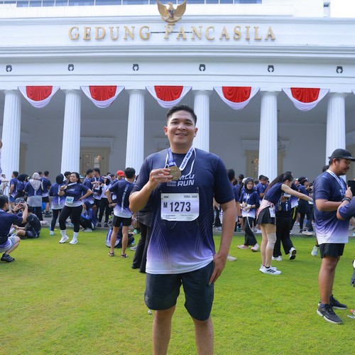 Race photo from KEMLU RUN 2026