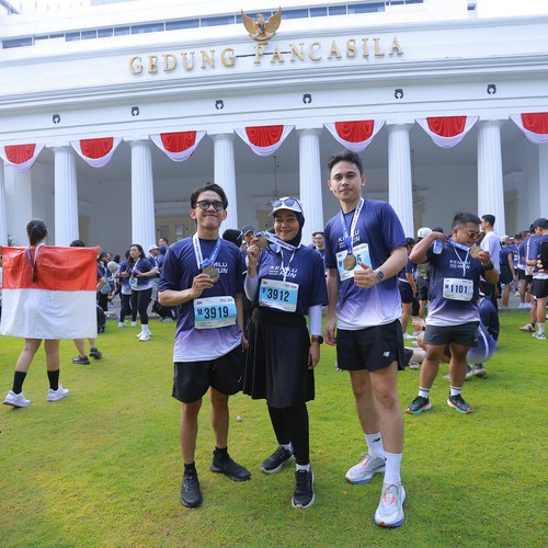 Race photo from KEMLU RUN 2026