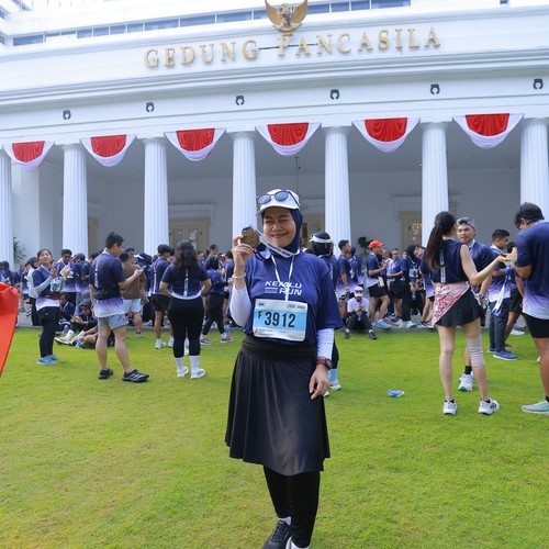 Race photo from KEMLU RUN 2026