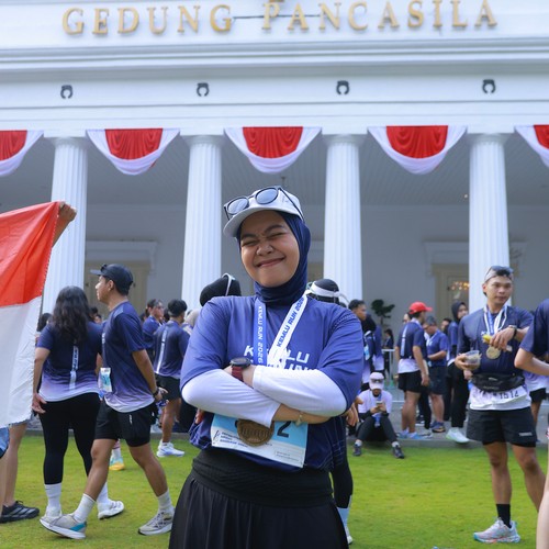 Race photo from KEMLU RUN 2026