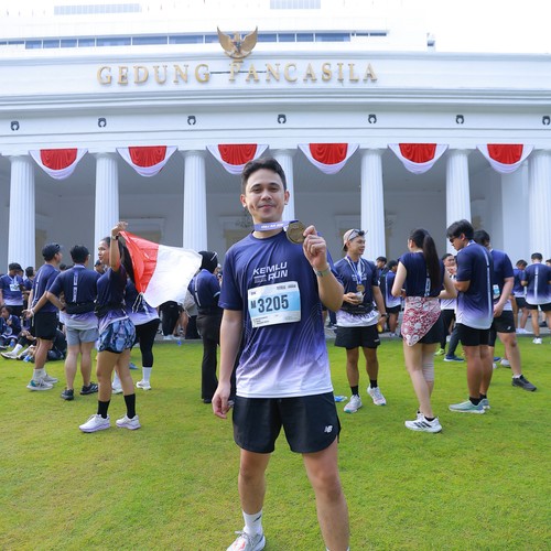 Race photo from KEMLU RUN 2026