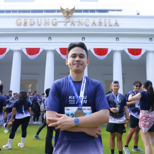 Race photo from KEMLU RUN 2026