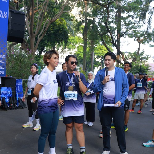 Race photo from KEMLU RUN 2026