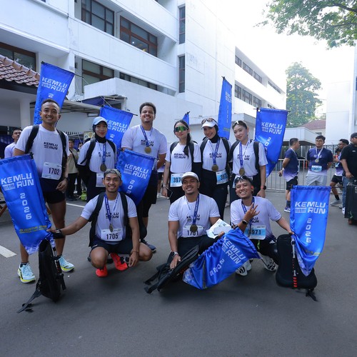 Race photo from KEMLU RUN 2026