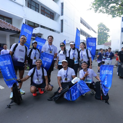 Race photo from KEMLU RUN 2026