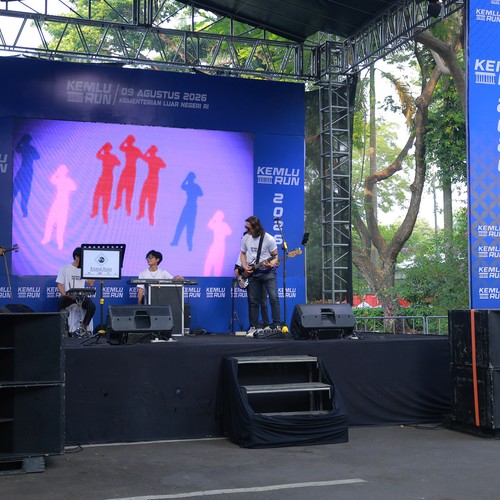 Race photo from KEMLU RUN 2026