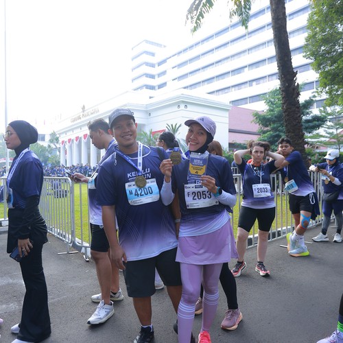 Race photo from KEMLU RUN 2026