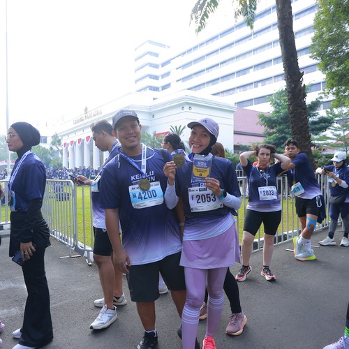 Race photo from KEMLU RUN 2026