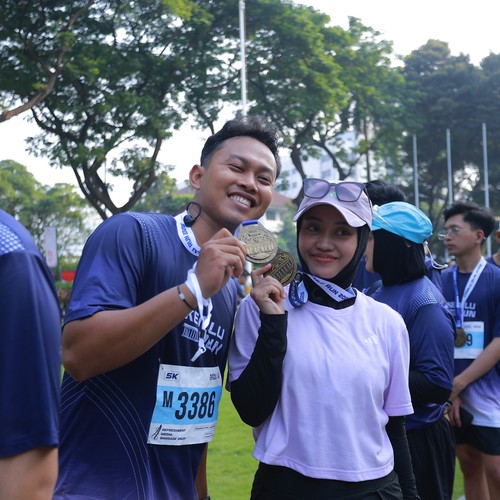 Race photo from KEMLU RUN 2026
