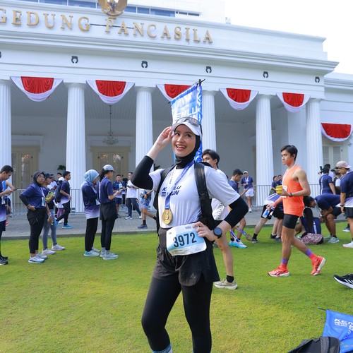 Race photo from KEMLU RUN 2026