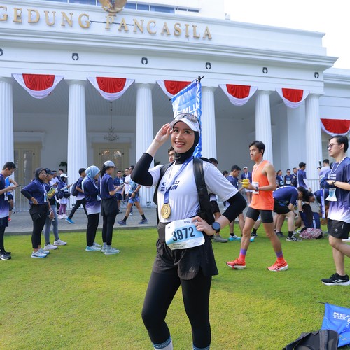 Race photo from KEMLU RUN 2026