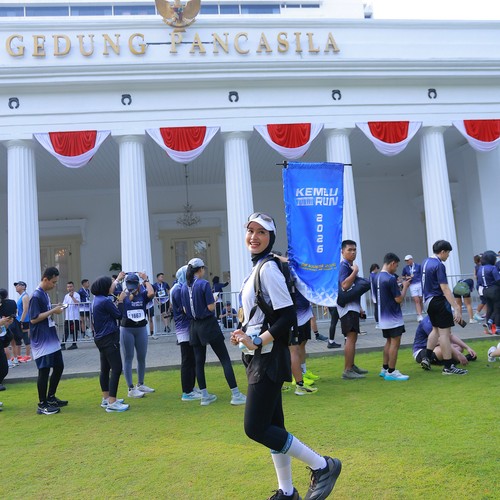 Race photo from KEMLU RUN 2026