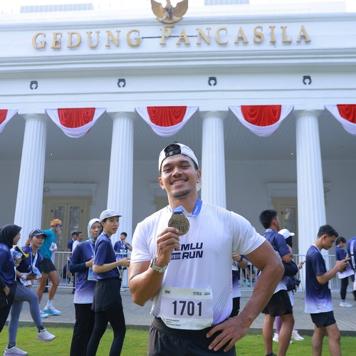 Race photo from KEMLU RUN 2026