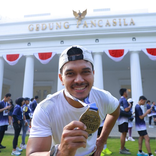 Race photo from KEMLU RUN 2026