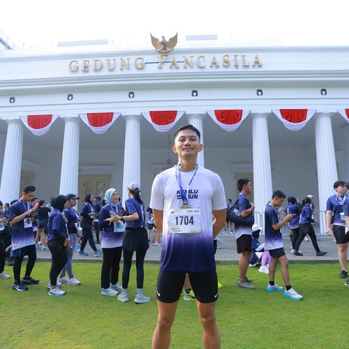 Race photo from KEMLU RUN 2026