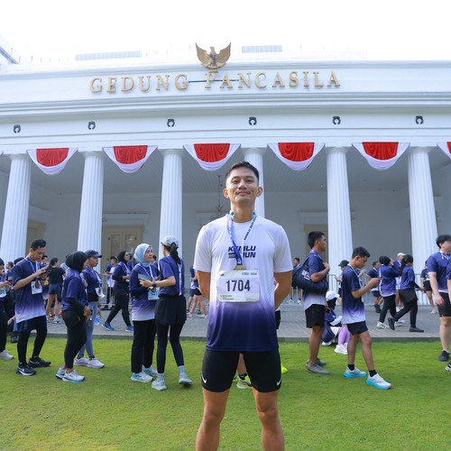Race photo from KEMLU RUN 2026