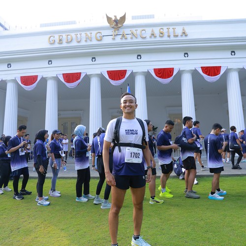 Race photo from KEMLU RUN 2026