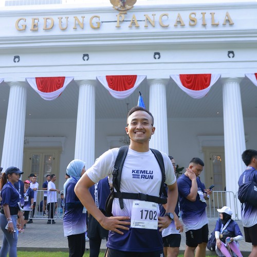Race photo from KEMLU RUN 2026