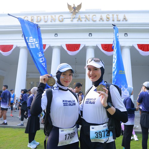 Race photo from KEMLU RUN 2026