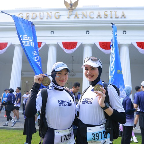Race photo from KEMLU RUN 2026