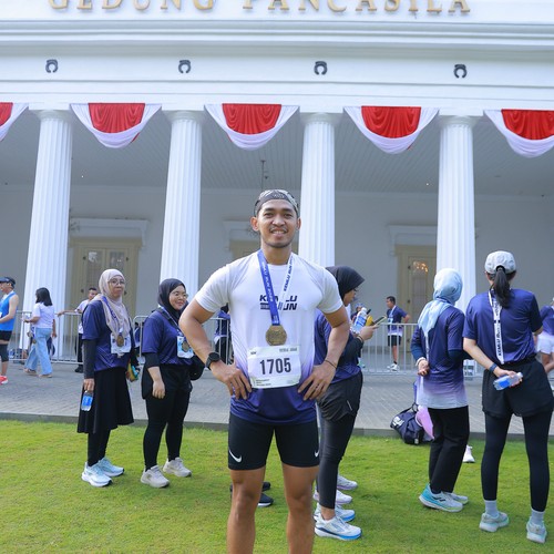 Race photo from KEMLU RUN 2026