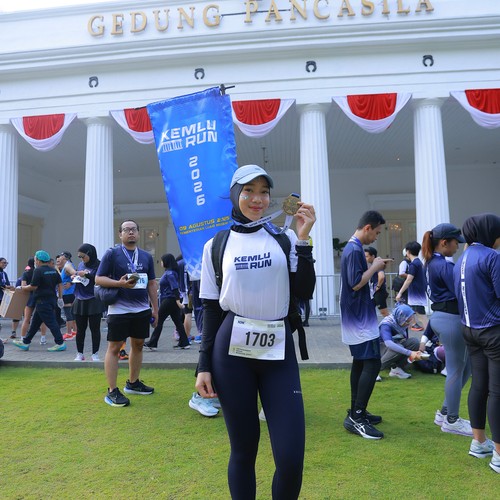 Race photo from KEMLU RUN 2026