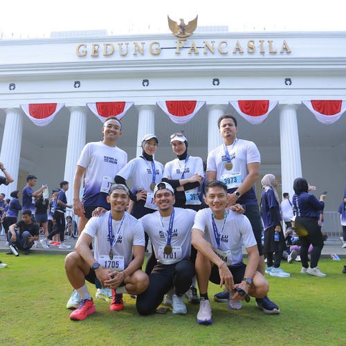 Race photo from KEMLU RUN 2026