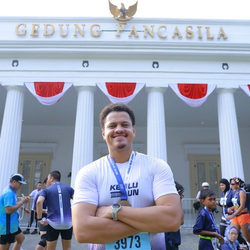 Race photo from KEMLU RUN 2026