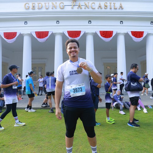 Race photo from KEMLU RUN 2026