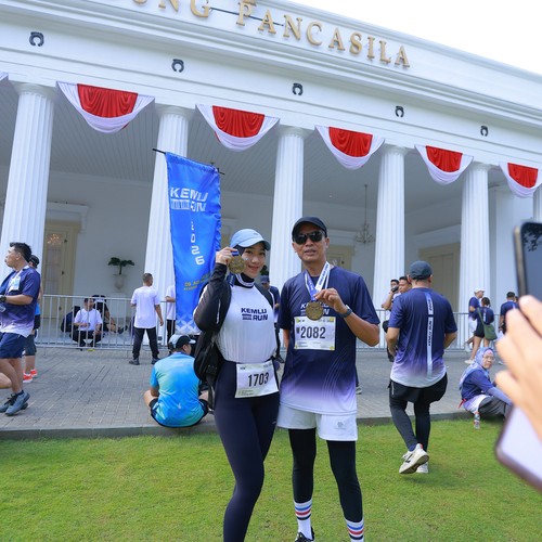 Race photo from KEMLU RUN 2026