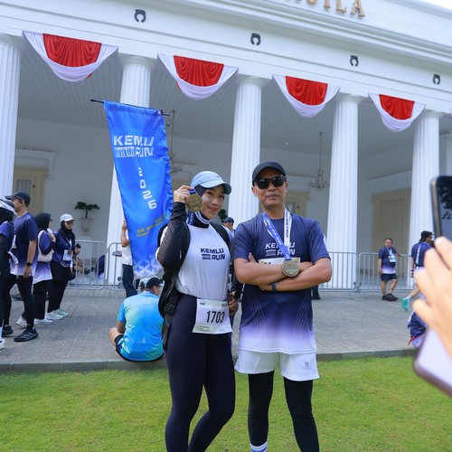 Race photo from KEMLU RUN 2026