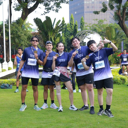 Race photo from KEMLU RUN 2026