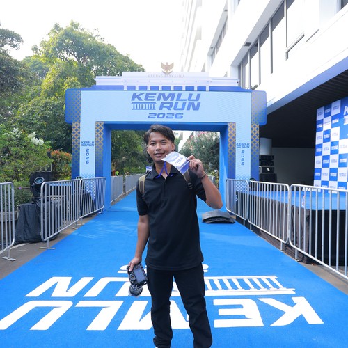Race photo from KEMLU RUN 2026