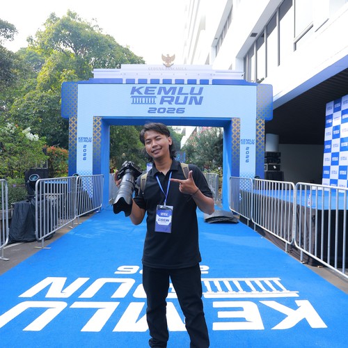 Race photo from KEMLU RUN 2026