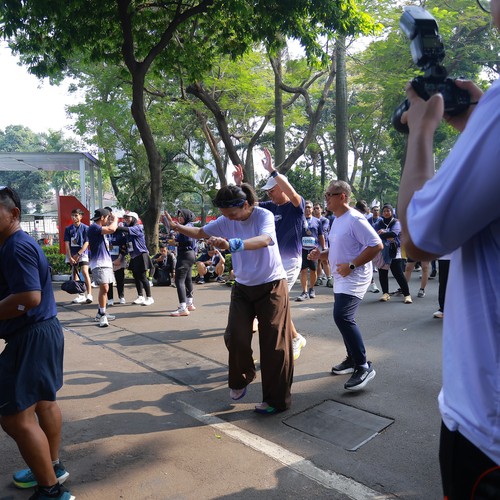 Race photo from KEMLU RUN 2026