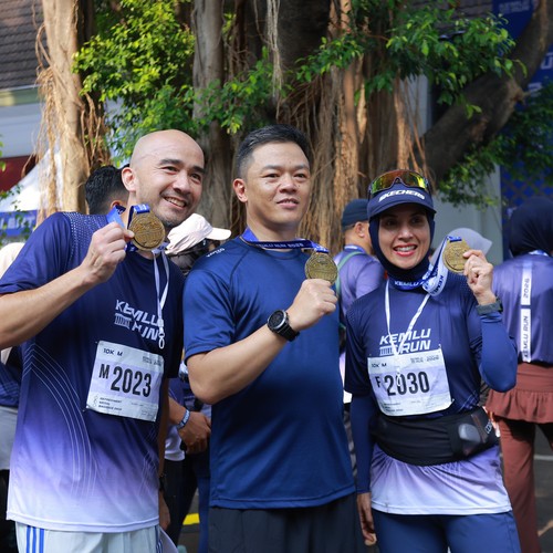 Race photo from KEMLU RUN 2026