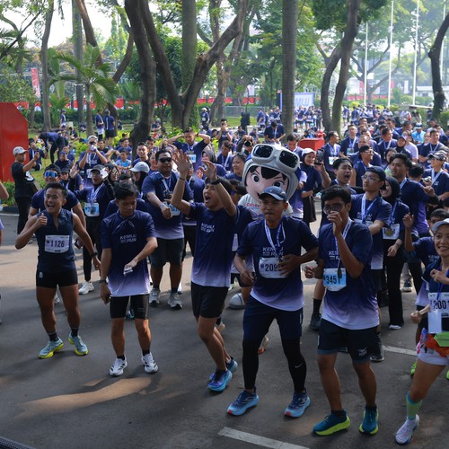 Race photo from KEMLU RUN 2026