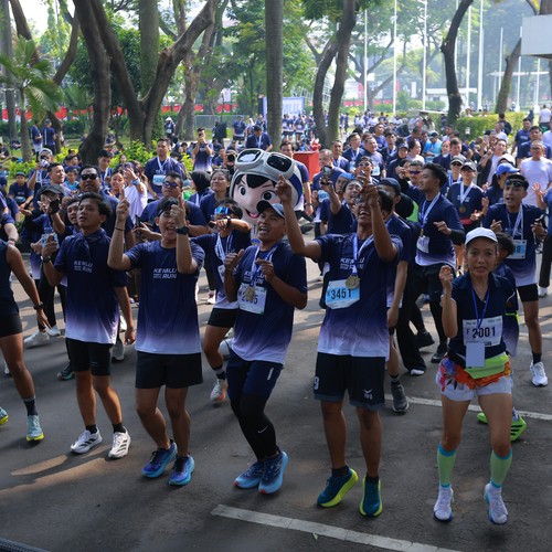 Race photo from KEMLU RUN 2026