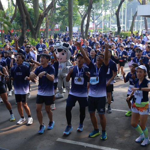 Race photo from KEMLU RUN 2026