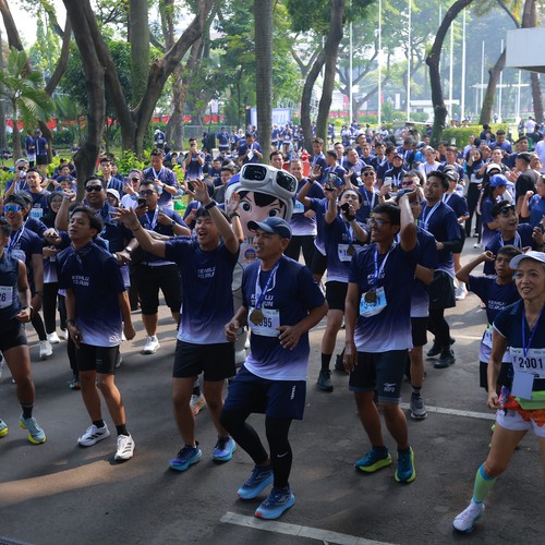 Race photo from KEMLU RUN 2026