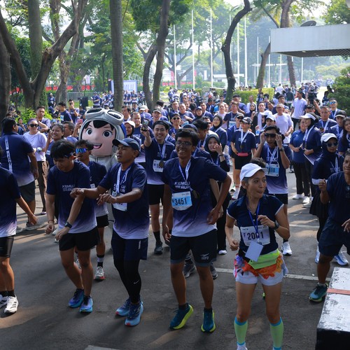 Race photo from KEMLU RUN 2026