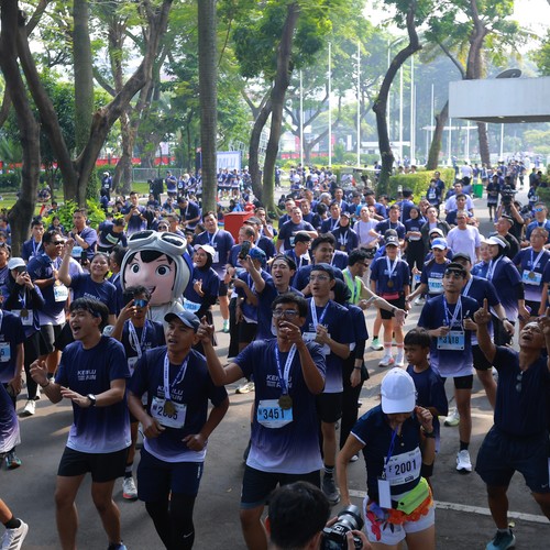 Race photo from KEMLU RUN 2026