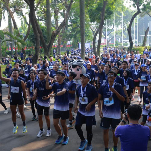 Race photo from KEMLU RUN 2026