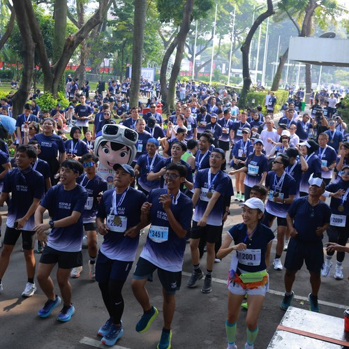 Race photo from KEMLU RUN 2026