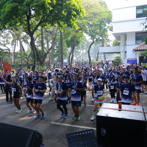 Race photo from KEMLU RUN 2026